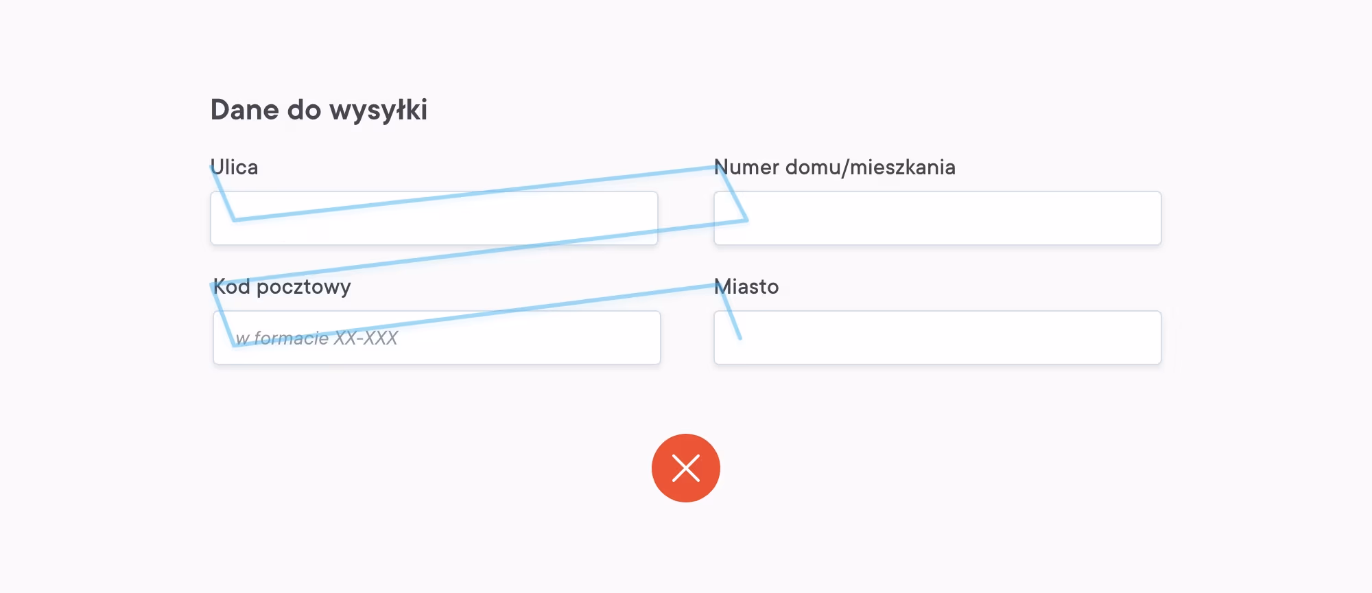Jak projektować formularze internetowe? Pola obok siebie