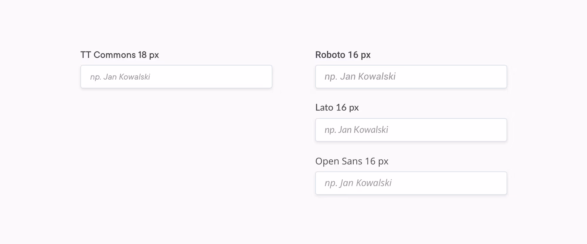Jak projektować formularze internetowe? Odpowiednia wielkość fontu