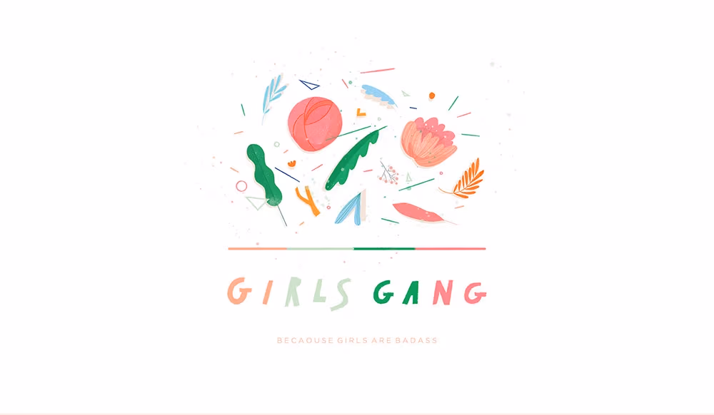 GIRLS GANG fashion illustration, Ola Dobrzyńska