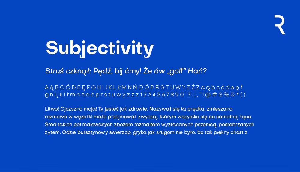 Darmowy font z polskimi znakami