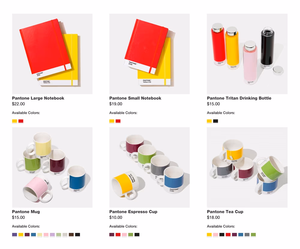 Prezent dla grafika - gadgety Pantone