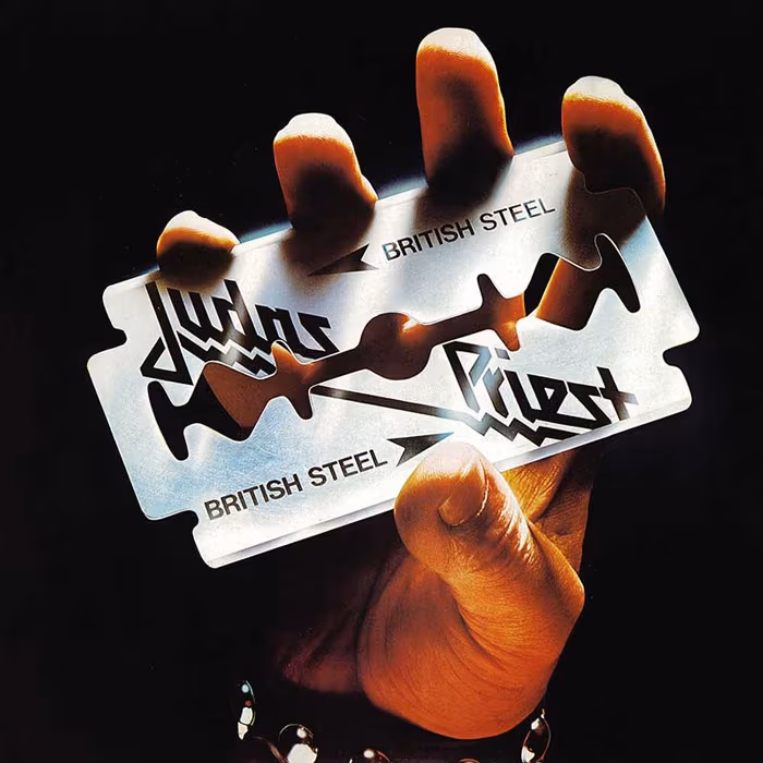 Okładka Judas Priest, "British Steel"