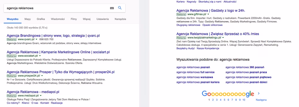 Efekt pierwszeństwa i świeżości w wyszukiwarce Google