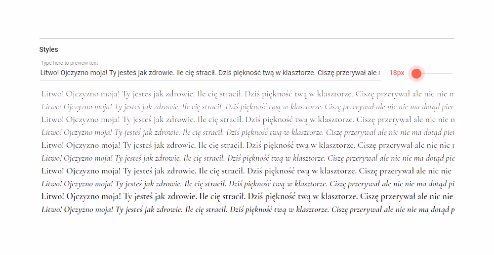 Delikatny, szeryfowy krój Cormorant