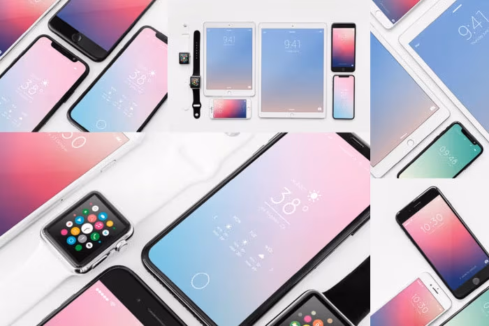 Free Apple device mockups pack