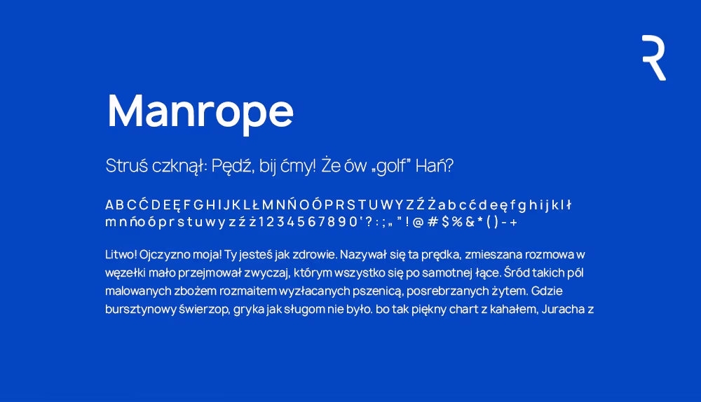 Darmowe czcionki z polskimi znakami