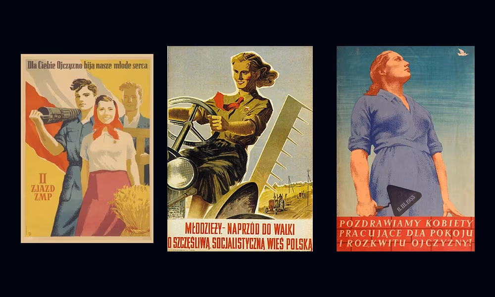 Kobiety na plakatach komunistycznych