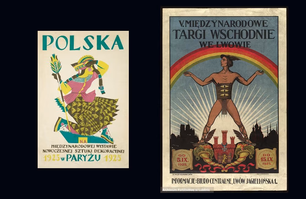 Zofia Stryjeńska, Polska na Wystawie Sztuki Dekoracyjnej i Nowoczesnego Przemysłu w Paryżu - 1925, Władysław Skoczylas, V Międzynarodowe Targi Wschodnie we Lwowie - 1925 