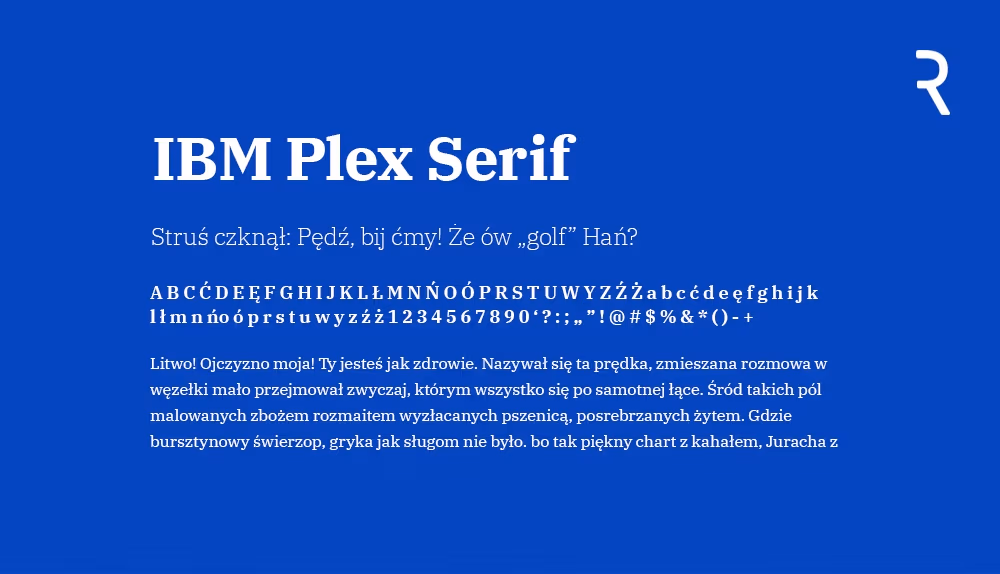 IBM Plex Sans