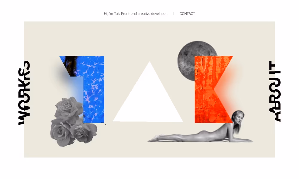Trendy w projektowaniu stron internetowych - Pionowe teksty