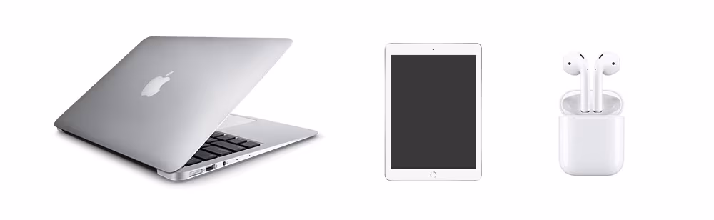 Biały sprzęt apple