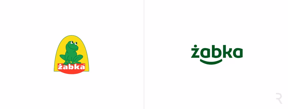 Nowe logo Żabki - rebranding marki