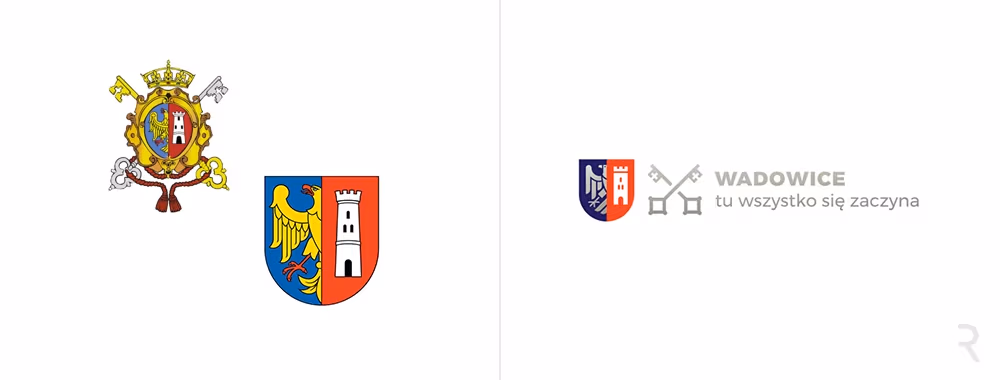 Nowe logo Wadowic. Rebranding od Studio Otwarte