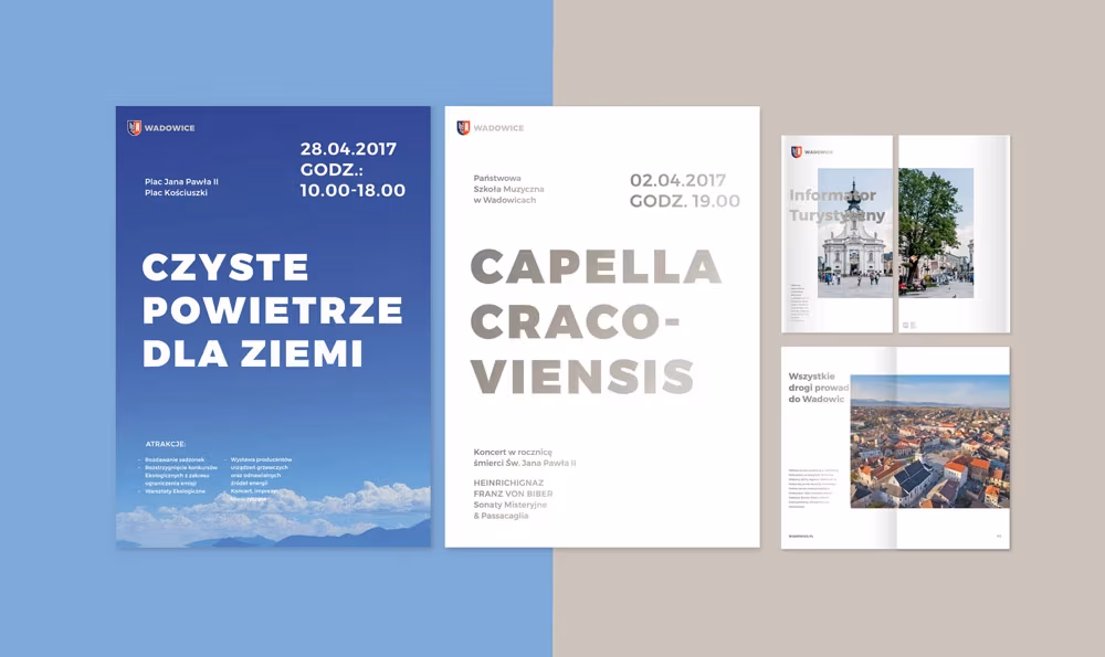 Nowe logo Wadowic. Rebranding od Studio Otwarte