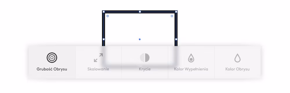 Opcje korony Logitech Craft w Illustratorze