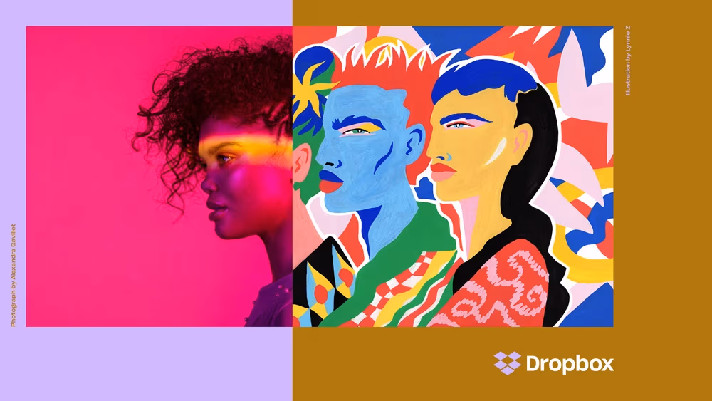 Rebranding Dropbox z 2017 roku