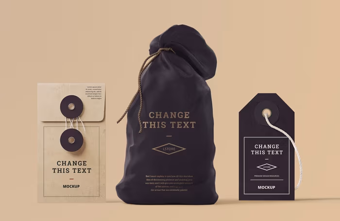 Mockup torby - freebies, darmowe materiały