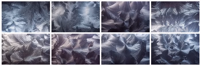Mroźne tekstury - freebies, darmowe materiały