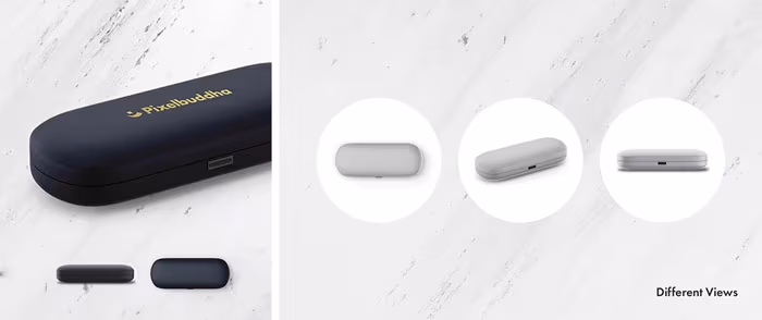 Mockup pudełka na okulary - freebies, darmowe materiały