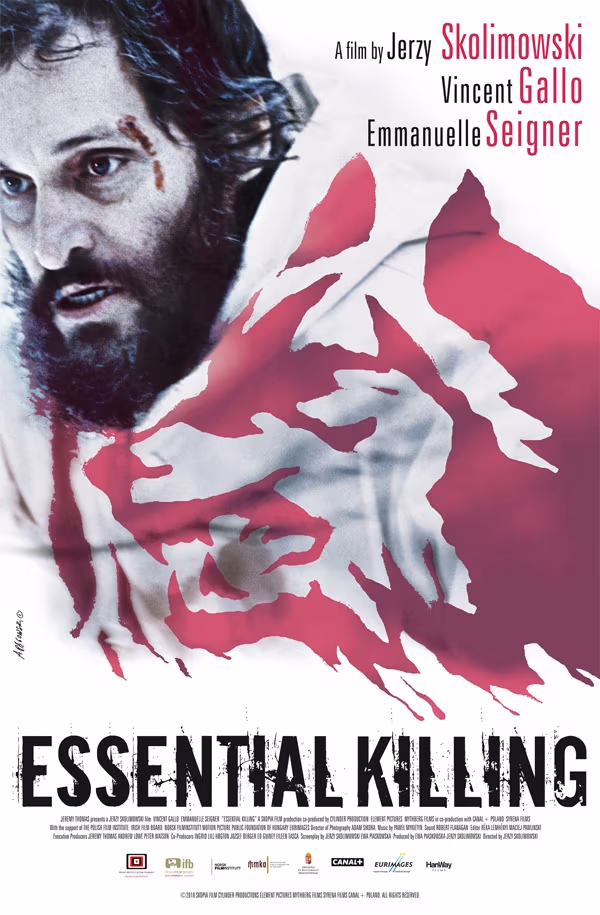 Plakat filmu "Essential Killing" Jerzego Skolimowskiego