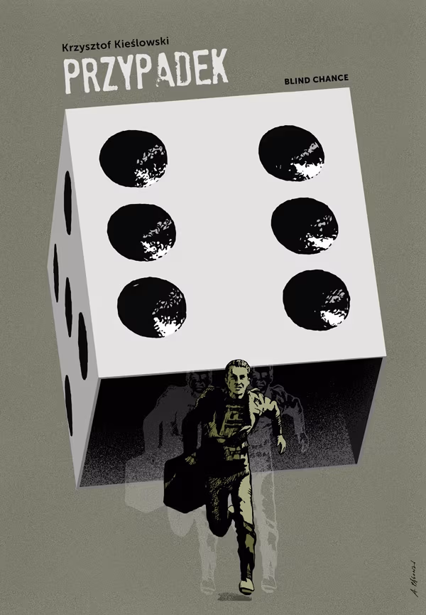 Plakat filmu "Przypadek" Krzysztofa Kieślowskiego