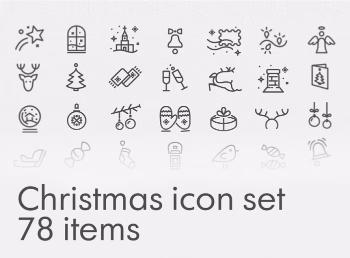 free-christmas-icon-set