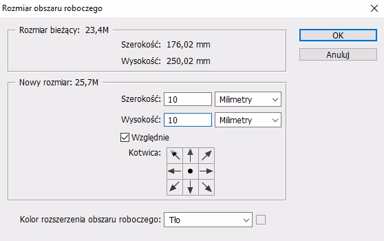 Rozmiar-Obszaru-Roboczego