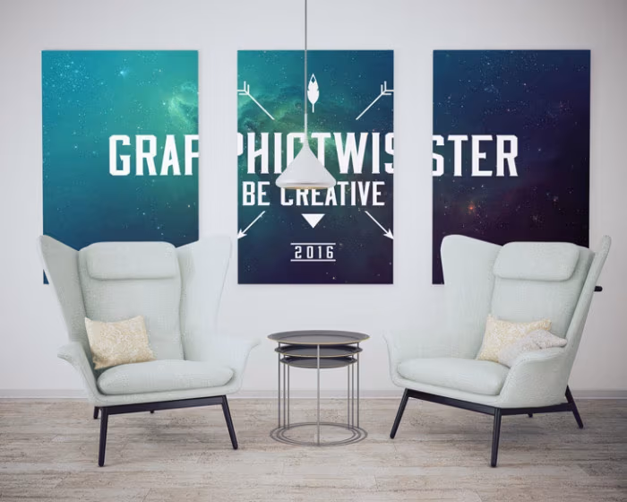 Modern-Triple-Poster-Frame