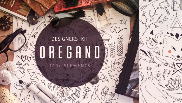 oregano-free-vector-kit