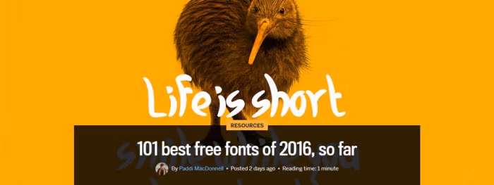 fonts