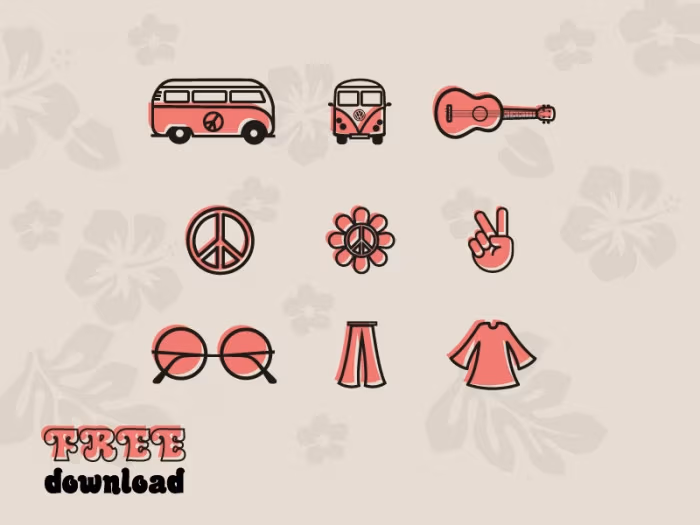 Hippie-icons