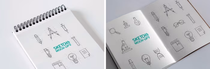 Sketchbook-MockUps-PSD-#2