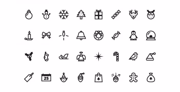 Free-Christmas-Vector-Icon-Set