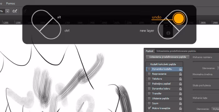 Wacom Intuos Art M 2015 Test i recenzja Pen and Touch przyciski funkcyjne