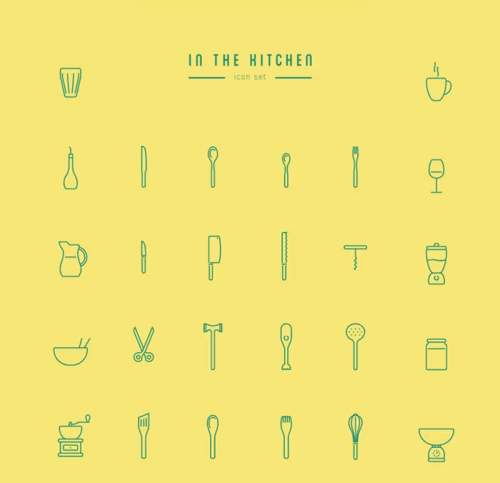 In-The-Kitchen-–-Free-Icon-Set