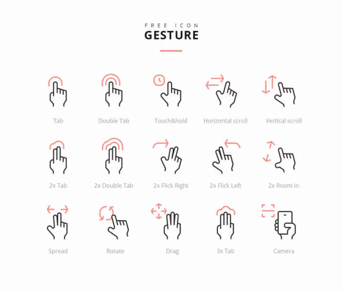 Gesture-Icon-Freebie