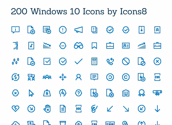 200-Windows-10-Icons