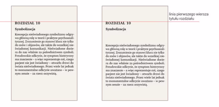 Rys. 5 Opuszczenie kolumny z rozdziałem: otwarte i zamknięte (ze światłem)