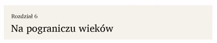 Rys. 15 Wyrównanie nagłówka rozdziału do lewej krawędzi dokumentu