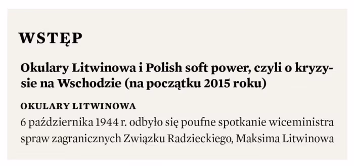 Rys. 25  Hierarchia trójrzędowa tytułów