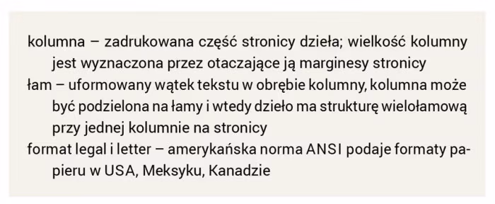 Rys. 28 Wyliczenia z wysunięciem pierwszego wiersza akapitu