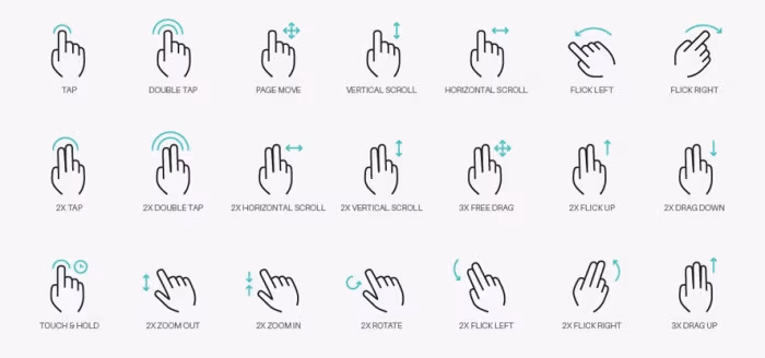 Gesture-Icons