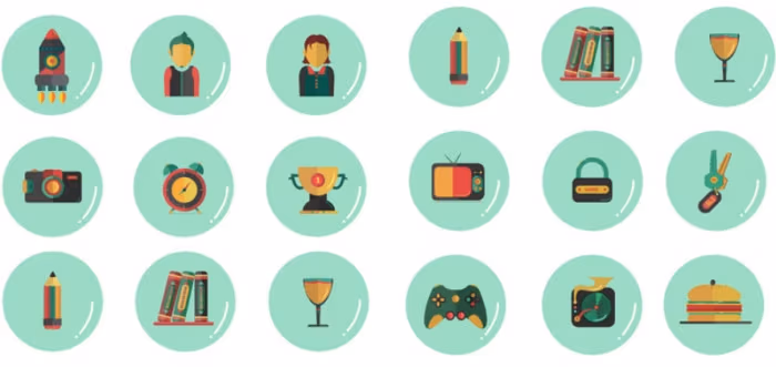 POLGON-FREE-FLAT-ICONS-SET