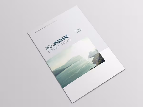 Free-A4--Bifold-Brochure-Mockup
