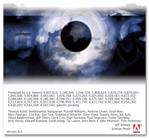 Adobe Photoshop Dark Matter