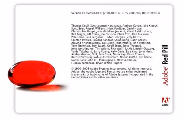 Adobe Photoshop Red Pill