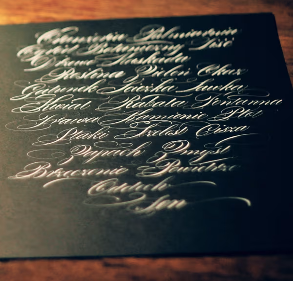 kaligrafia - Ewa Landowska, fot. Jakub Hwastek