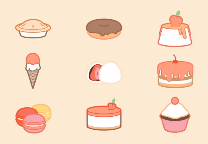 Free-sweets-desserts-icon-set