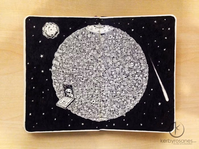 moleskine_doodles__shelter_by_kerbyrosanes-d7k24yk