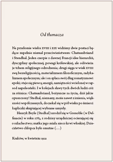 Ryc. 6. Przedmowa tłumacza z miejscem jej napisania